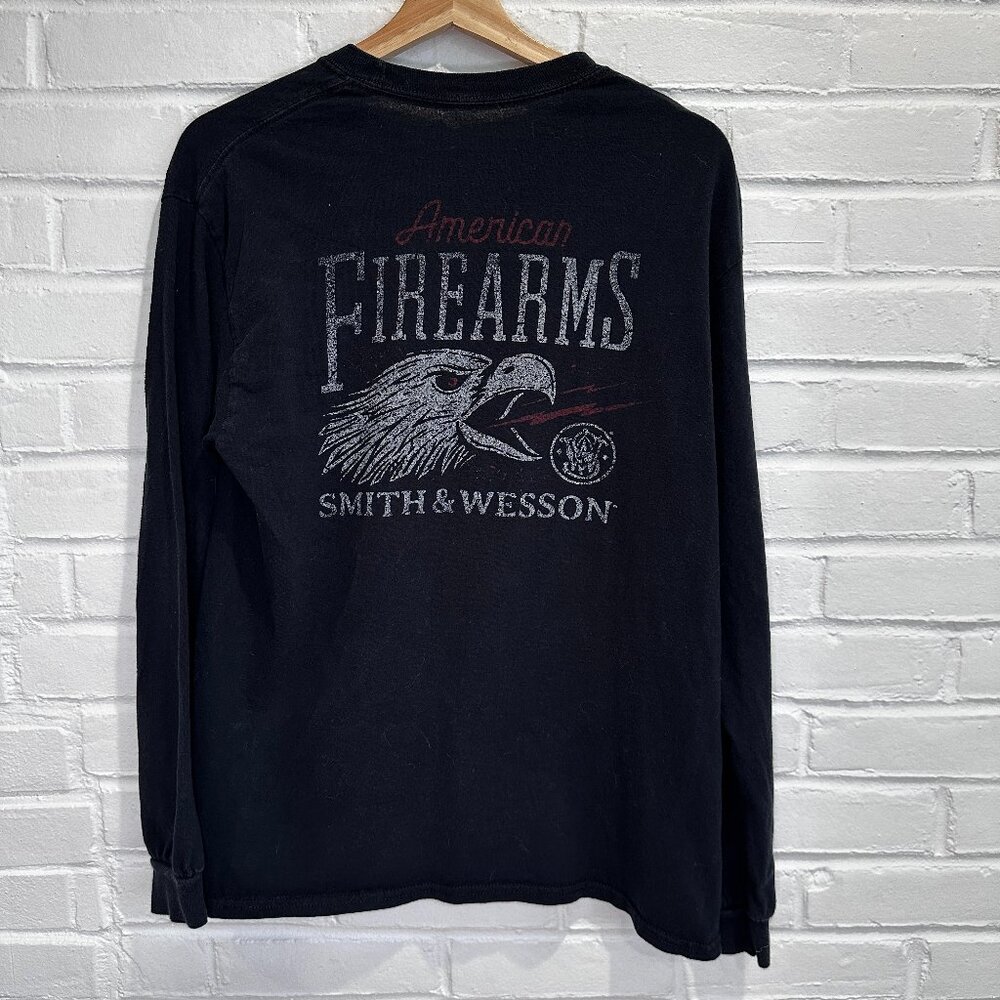 Smith & Wesson American Firearms Long Sleeve T-Shirt Men's Medium